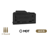 Flush Fit .308/6.5 CM MDT Polymer AICS 3 Round Magazine